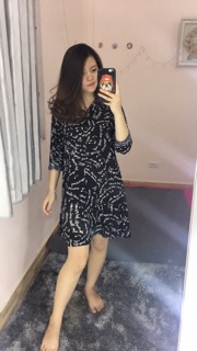 Váy sơ mi chữ ( ảnh thật do tự mình chụp )