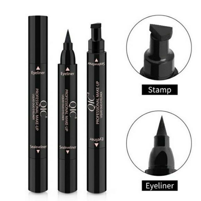 Bút Kẻ Mắt 2 Đầu Thần Thánh Qic Không Thấm Nước