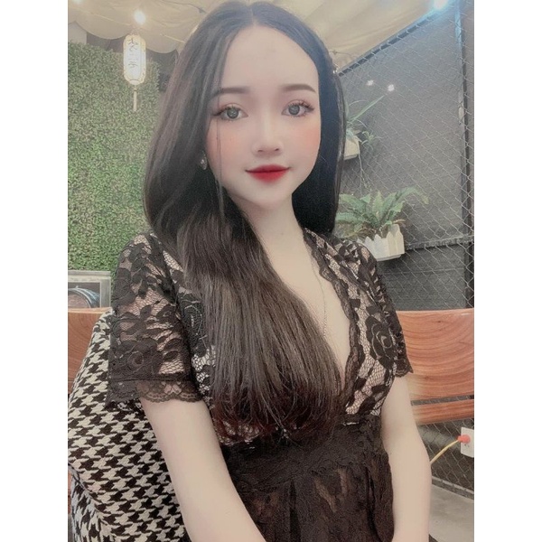 set phối ren sang chảnh ( kèm hình thật ) alohashop91