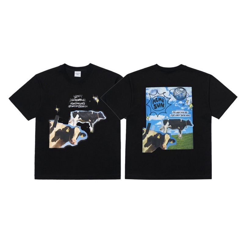 Áo Thun Tay Ngắn In Chữ AD&amp;V Plus Size Cho Nam Nữ