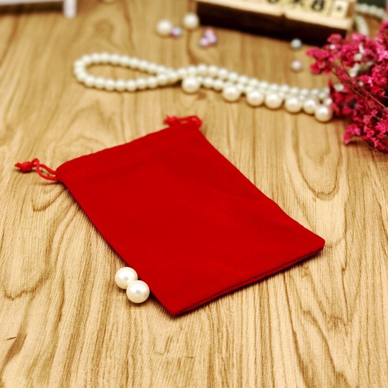 GIÁ SỈ  Túi nhung đỏ dây rút - Túi trơn, hàng loại 1 siêu đẹp PH151