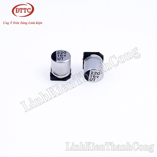 Bộ 20 Chiếc Tụ Nhôm 220uF 16V 6.3x7.7mm