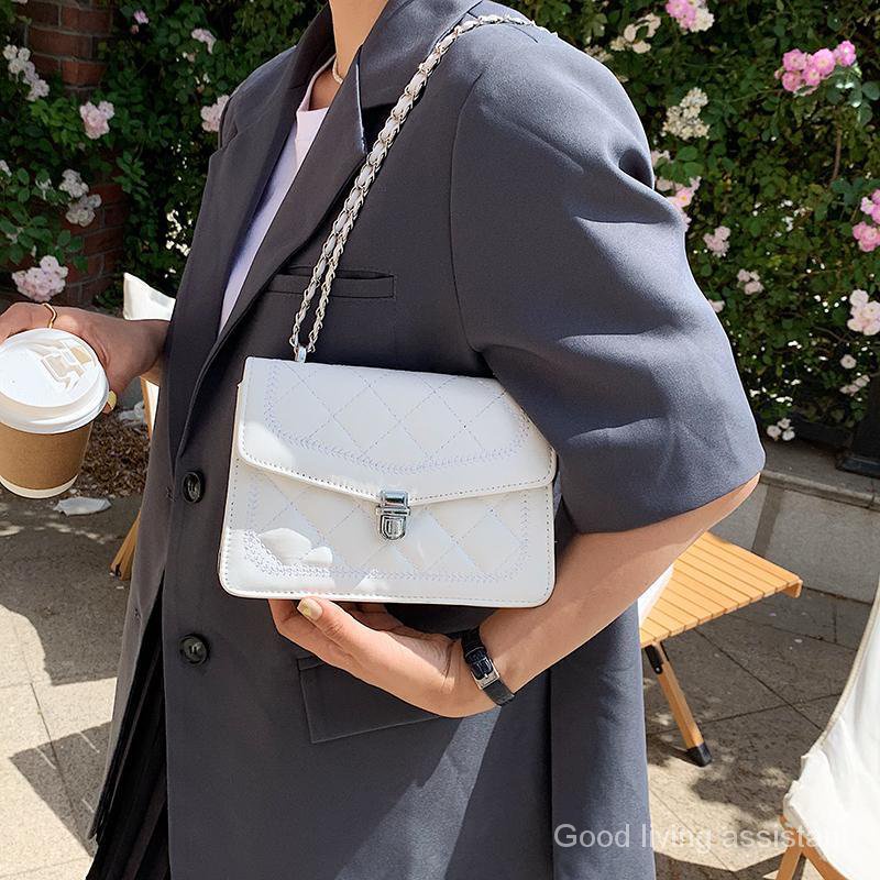 Túi đeo vai hình thoi vuông nhỏ xinh dễ phối dây đeo thời trang dành cho phái đẹp