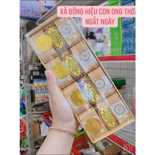 Set 4 cục xà bông con ong
