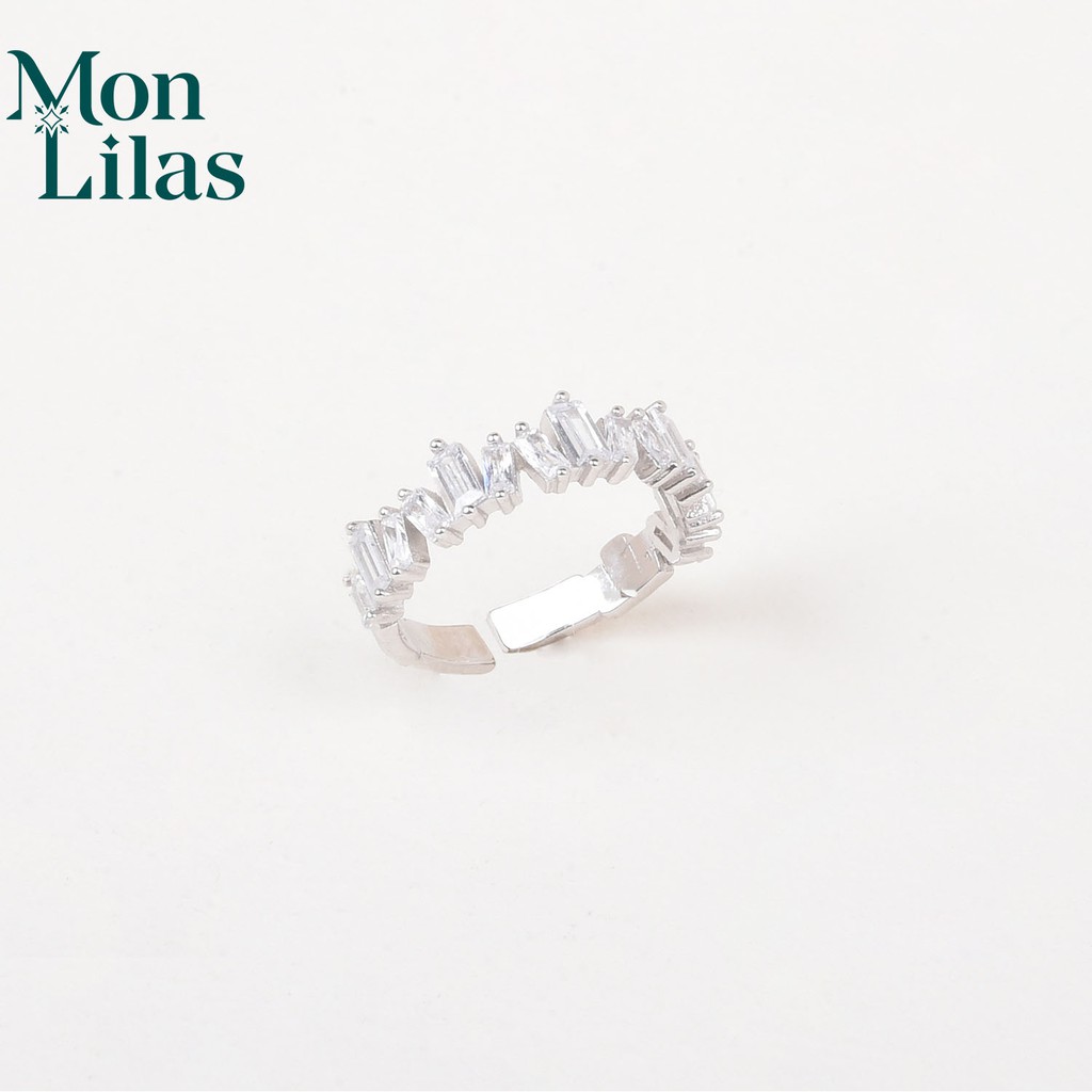 Nhẫn Bạc Nữ S925 Đính Đá Cá Tính Jabi N062113 - MonLilas Jewelry