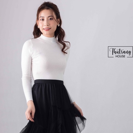 Áo Len Nữ Tăm Mịn Cổ Lọ 3 Phân Cao Cấp Chất Đẹp Mặc Trong Áo Khoác Giữ Nhiệt Giữ Ấm MSP431 - Hàng nhập khẩu