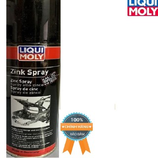 Chai mạ Kẽm Chống Gỉ Màu Sậm Liqui Moly ZINC SPRAY 1540  (400ml) Bảo vệ bề mặt chống nước mưa và muối, chịu nhiệt đô cao