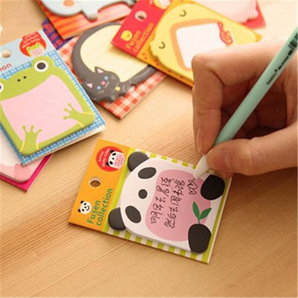 Giấy Ghi Chú Tự Dính Hình Gấu Trúc AUGUSTINA Cho Học Sinh
