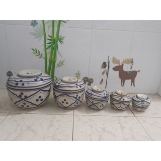 Thố mỡ cỡ lớn 21,5cm(cái lớn nhất trên hình bự như cái nồi)