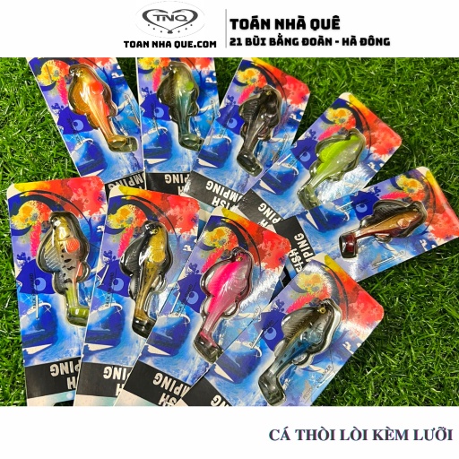 Mồi Câu Lure Giả Cá Thòi Lòi Dark Sleeper Câu Lóc Đen - TNQ LURES TOÁN NHÀ QUÊ