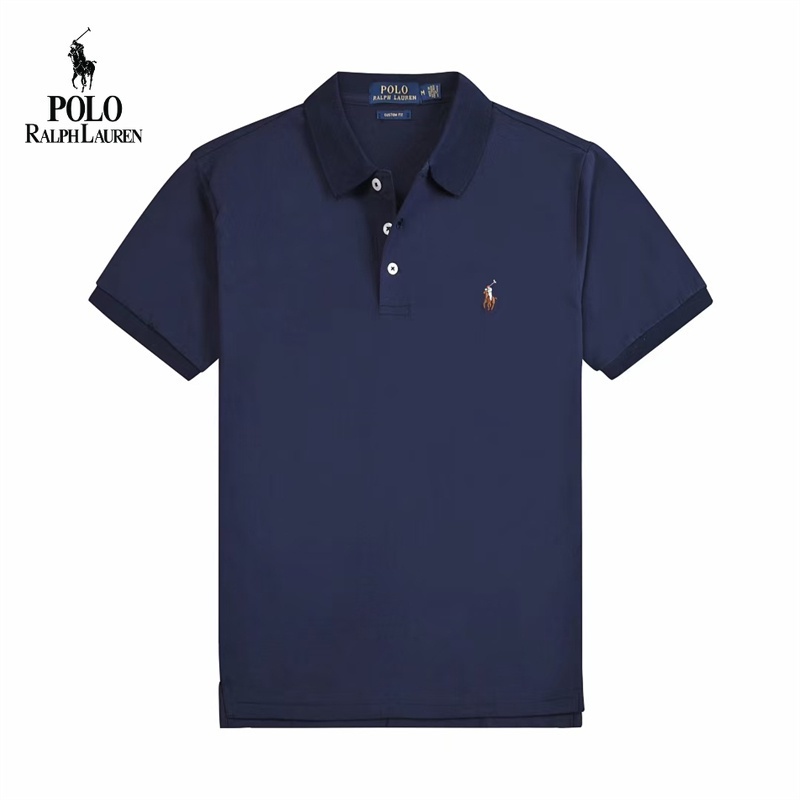 Áo Thun Polo Ralph Laurens Ngắn Tay Có 3 Nút Thời Trang Dành Cho Nam