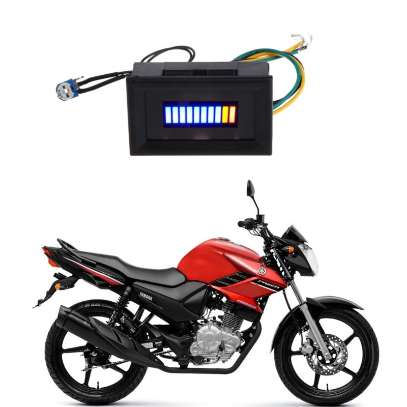 Đồng Hồ Đo Mức Độ Dầu Có Đèn LED 12V Thông Dụng Có Thể Điều Chỉnh Cho Xe Hơi Xe Máy