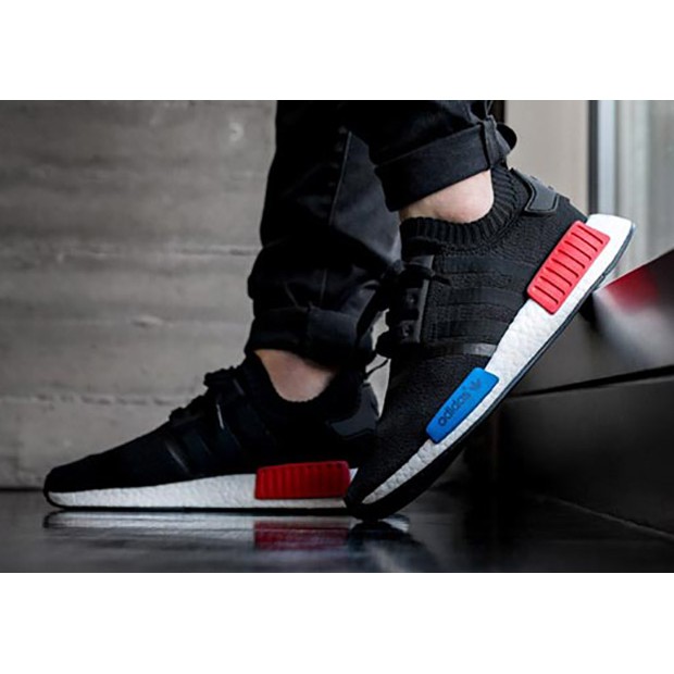 GIÀY THỂ THAO NMD Runner PK BLACK WHITE RED BLUE SNEAKER HOT | BigBuy360 - bigbuy360.vn