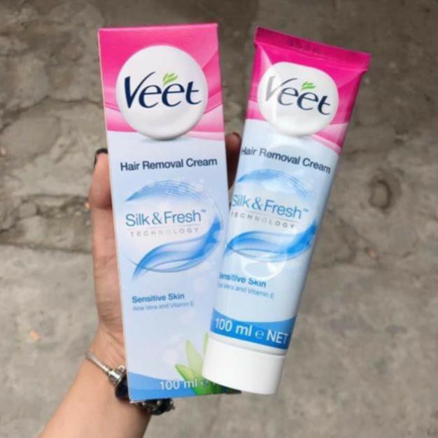 Kem Tẩy Lông Veet Pháp 100ml - Triệt Lông Sau 3 Phút[ Chuẩn Chính Hãng ] | BigBuy360 - bigbuy360.vn