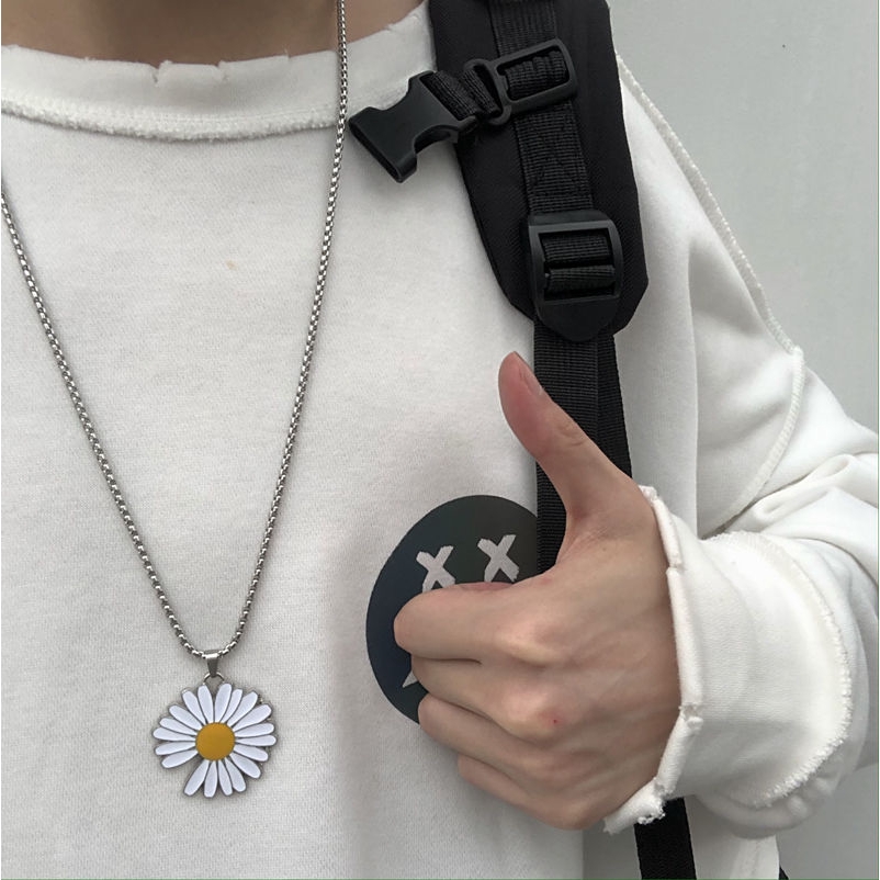 Dây Chuyền Mặt Hình Hoa Cúc Nhỏ Thời Trang Dành Cho Cặp Đôi 22176