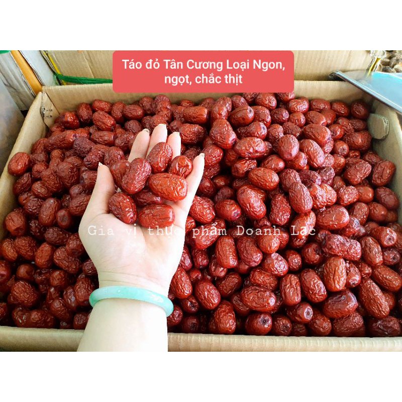 [Loại ngon] Táo đỏ Tân Cương tươi ngọt, dày thịt, chắc trái (NK chính hãng) Túi 1kg / 500gr 🥣 Nguyên liệu chè dưỡng nhan