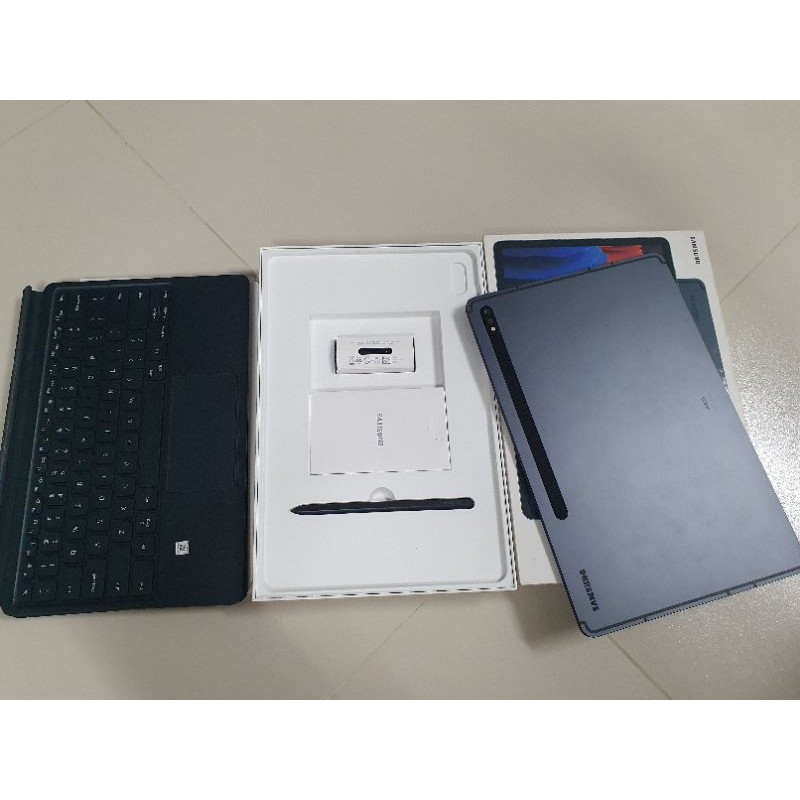 Máy tính bảng Samsung Tab S7 Plus (S7+) kèm bàn phím (qua sử dụng)_Bảo hành 9/2021 toàn quốc | BigBuy360 - bigbuy360.vn