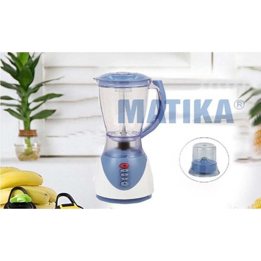 MÁY XAY SINH TỐ MATIKA MKT-3111 2 CỐI NHỰA KHÁNG VỠ