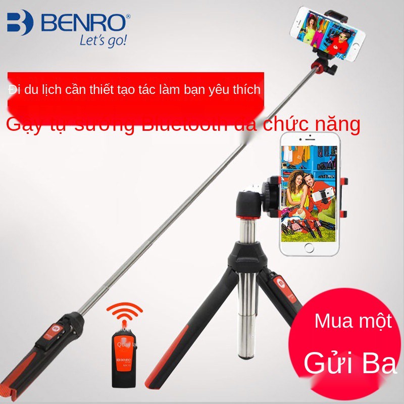 Gậy chụp ảnh tự sướng của điện thoại di động Benro mk10 Bluetooth điều khiển từ xa không dây Máy selfie đa năng giá b