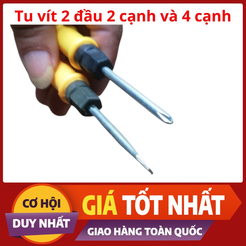 Tua Vít  2 Đầu 4 Cạnh và 2 Cạnh Siêu gọn nhẹ