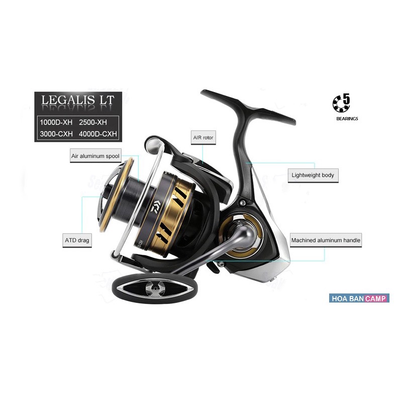 Máy Câu Dọc Daiwa Legalis LT - 2018