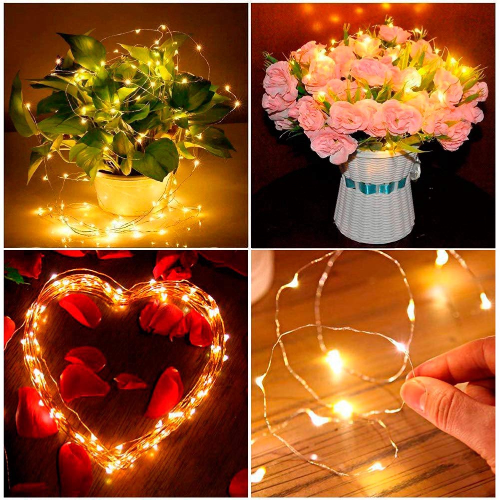 Dây đèn LED dài 1m/2m chuyên dụng trang trí Giáng Sinh