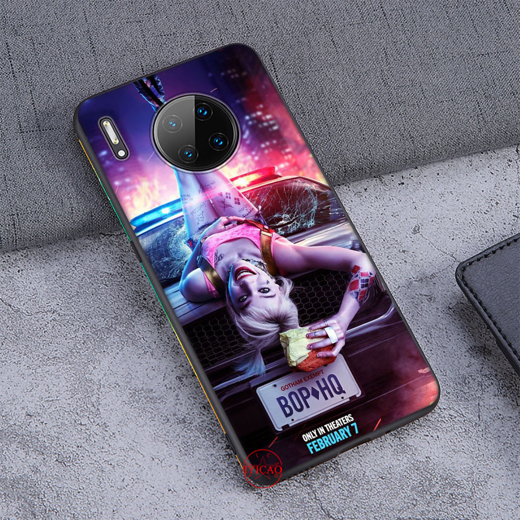 Ốp Lưng Silicone Họa Tiết Phim Harley Quinn Joker Cho Huawei P40 Pro Max Nova 3i 5i 4e 3 4 5t 7 Rba37