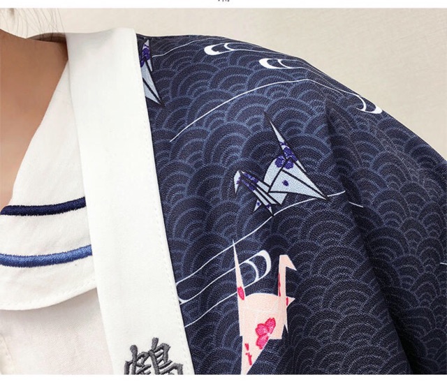 [Order] YAS0517-Áo haori Nhật Bản in hạc giấy | BigBuy360 - bigbuy360.vn