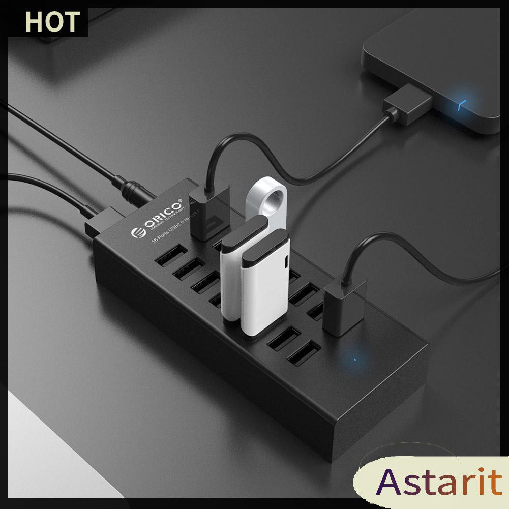 ORICO H1613 16 Port USB 2.0 HUB USB Charging Splitter Dock w/ Power Adapter