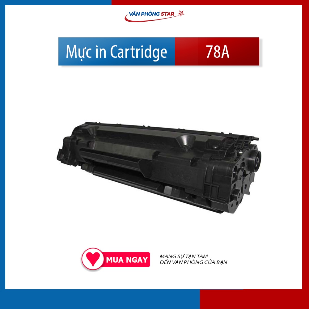 Hộp mực máy in 78A dùng cho máy in HP LaserJet Pro P1606dn, P1566, M1536dnf (Series). Dung lượng 2100 trang BH 1 đổi 1