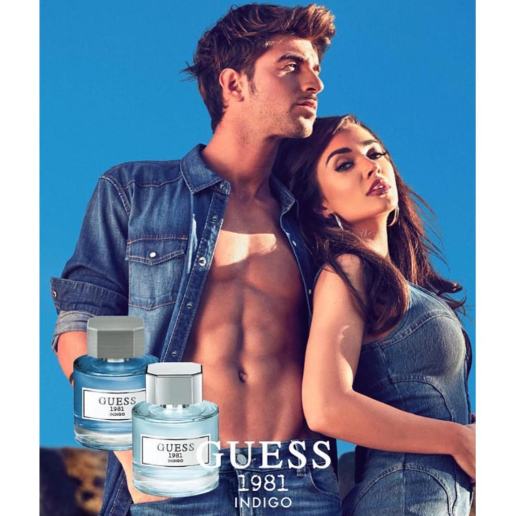 Nước hoa nam cao cấp authentic Guess 1981 Indigo for men eau de toilette 100ml (Mỹ)