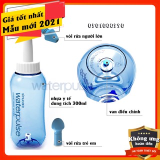 Hàng chính hãng, full box bình rửa mũi cho bé waterpulse - 2 vòi rửa tặng - ảnh sản phẩm 4