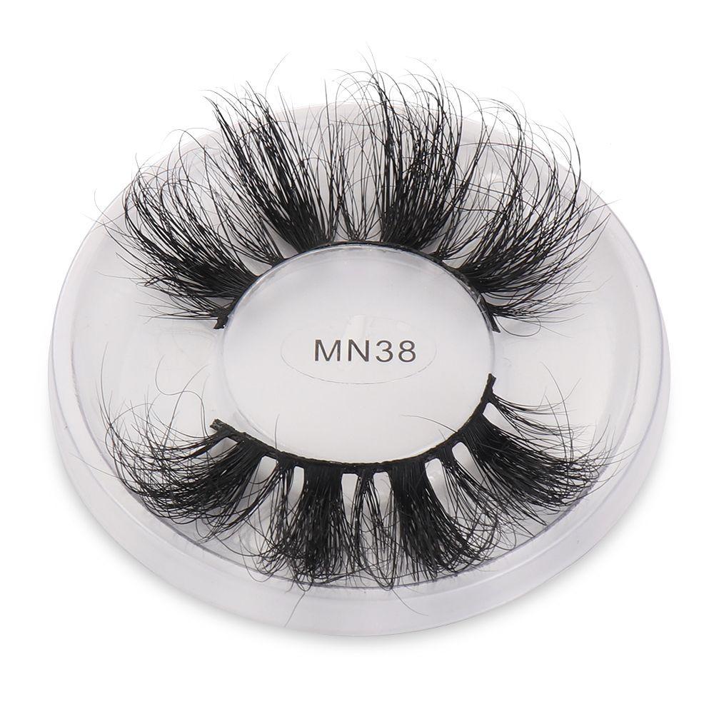 WATTLE 1 Cặp Lông Mi Giả Handmade SKONHED 100% Lông Chồn 3D Dài Tự Nhiên