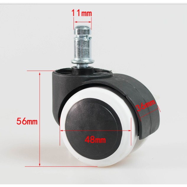 Bánh xe trắng ghế xoay văn phòng | BigBuy360 - bigbuy360.vn