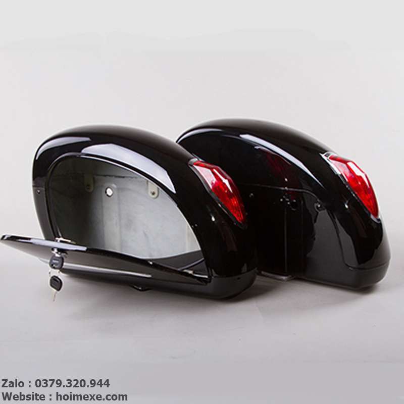 Cặp Thùng Hông Honda Steed 400-600 Rộng 13cm+Bộ Pass Ốc Vít