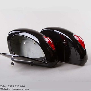 Cặp thùng hông honda steed 400-600 rộng 13cm+bộ pass ốc vít