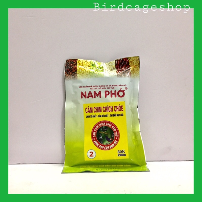 CÁM CHÍCH CHOÈ NAM PHỞ SỐ 1,2 200g - Thức Ăn Chim Cảnh Nam Phở Choè