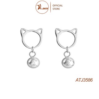 Bông tai thiết kế hình con mèo ngộ nghĩnh đáng yêu ANTA Jewelry - ATJ3586
