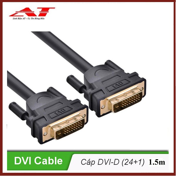 Dây Cáp 2 Đầu DVI 1.5m (24+1) Đen