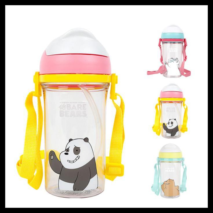 Miniso Bình Nước Nhựa 400ml - Panda Bkl157