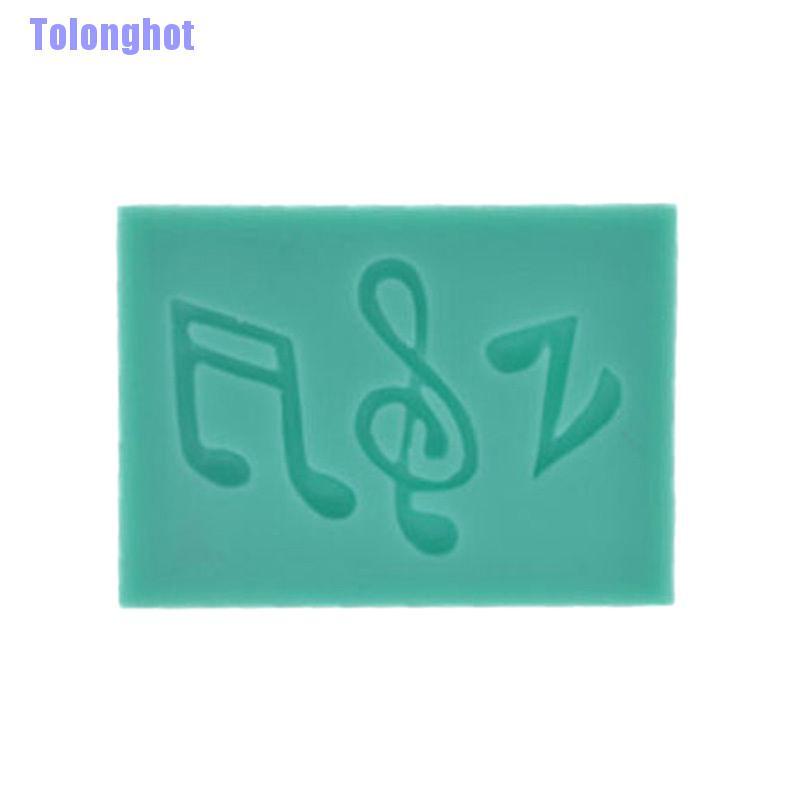 Tolonghot> Musical Note Silicone Fondant Mold Cake Sugarcraft Decorating Chocolate Mould