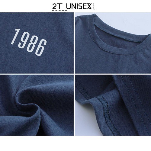 Áo phông 1986 cotton tay lỡ form rộng p4, áo thun 2T Unisex | BigBuy360 - bigbuy360.vn