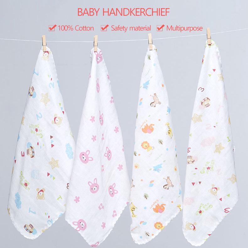 Khăn tay bằng 100% cotton mềm mại tiện dụng cho trẻ sơ sinh
