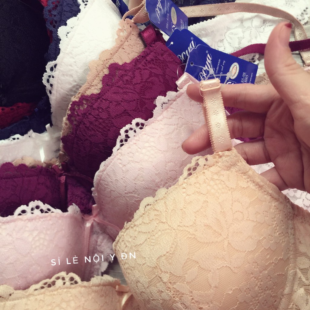 Áo Lót Ren Boya 522 Mút Mỏng Có Gọng Nâng Đỡ Ngực