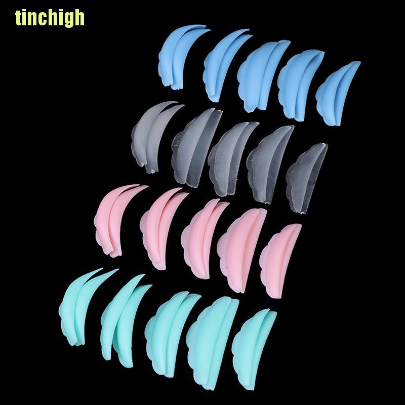 Bộ 10 Dụng Cụ Nâng Lông Mi Bằng Silicon Thiết Kế Dễ Thương