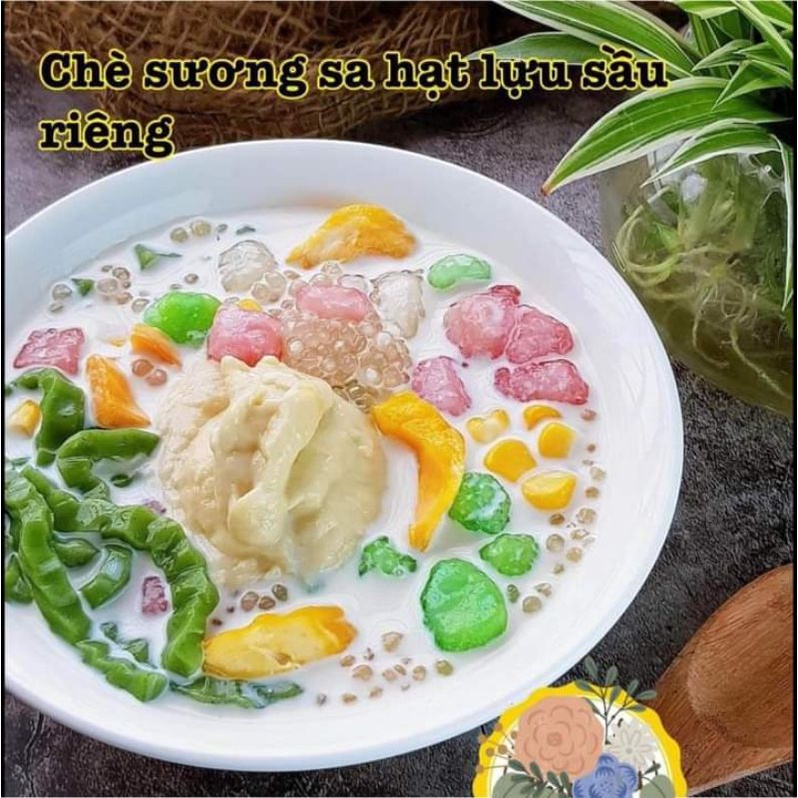 SÉT NGUYÊN LIỆU NẤU Chè Sương Sa hạt lựu bánh lọt 650gr