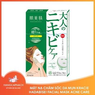 Mặt nạ chăm sóc da mụn Kracie Hadabisei Facial Mask (Acne Care) 5 miếng