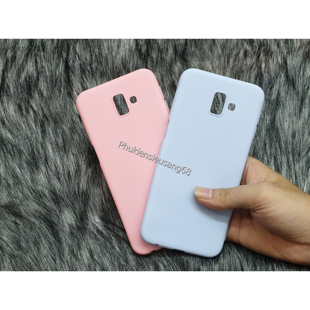 Ốp Dẻo Silicon Samsung Case Nhiều Màu Sắc Dành Cho Máy Samsung J6+/ J6 plus - Pk68