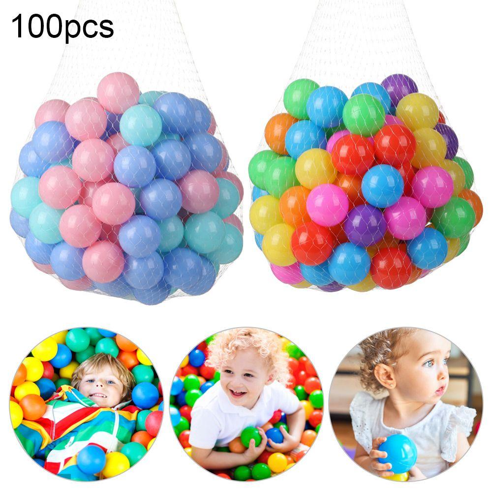 Bộ 100 Bong Bóng Nhựa Mềm Hình Sóng Biển Vui Nhộn