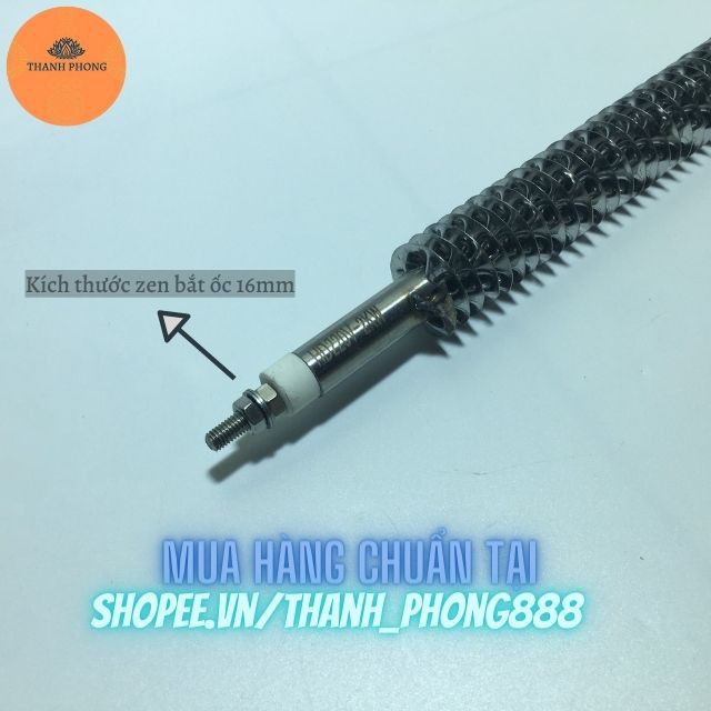 [Rẻ Vô Đich] Điện Trở Sấy Khô Thẳng Chữ i Thanh Nhiệt Cánh Tản Đốt Nóng 2kw 80cm